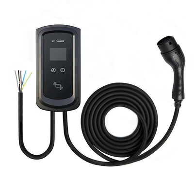 2.8'' 컬러 스크린 LCD 디스플레이 22Kw Type2 EV 밸브박스 전기 자동차 충전 스테이션