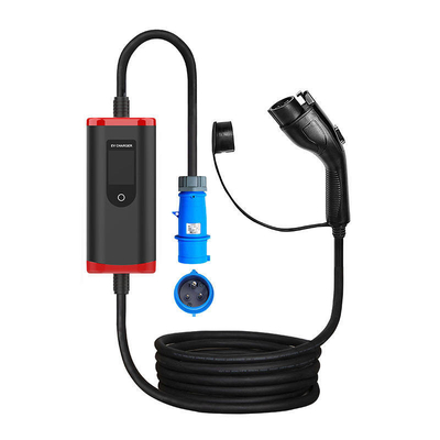 IP65 타입 1 및 LED 표시 장치가 있는 휴대용 8A-32A EV 충전기 판매