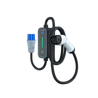 230V 16A/32A IP66Type1 3.6 Kw AC 휴대용 EV 충전기 50Hz 또는 60Hz 입력 주파수