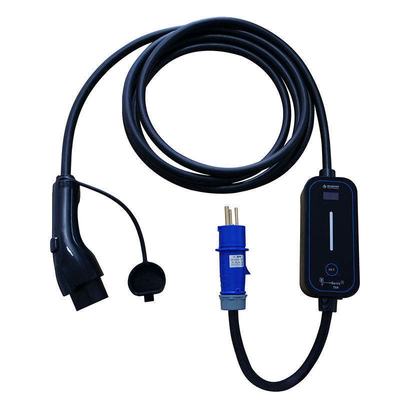 휴대용 EV 충전기 타입2 7Kw 32A Gb/T 5M 케이블 50Hz 또는 60Hz 입력 주파수