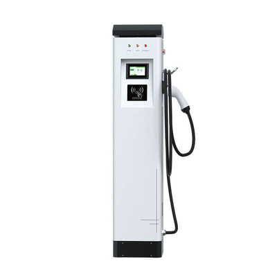22Kw AC 전기 차량 충전용 POS와 함께 바닥에 장착된 충전 스테이션