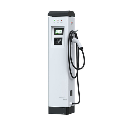 22Kw AC 전기 차량 충전용 POS와 함께 바닥에 장착된 충전 스테이션