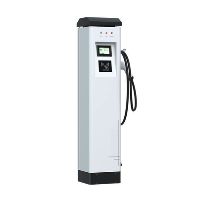 22Kw AC 전기 차량 충전용 POS와 함께 바닥에 장착된 충전 스테이션