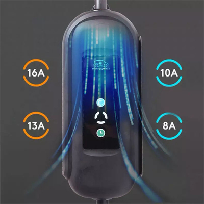 11kW 출력 전력 8A-16A Type2 충전 케이블 가정용 휴대용 EV 충전기