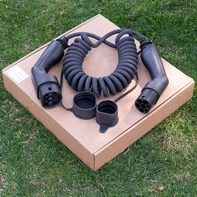 16A 32A Type2-Type2 EV 충전 커넥터, TPU 재료와 작동 전압 250V